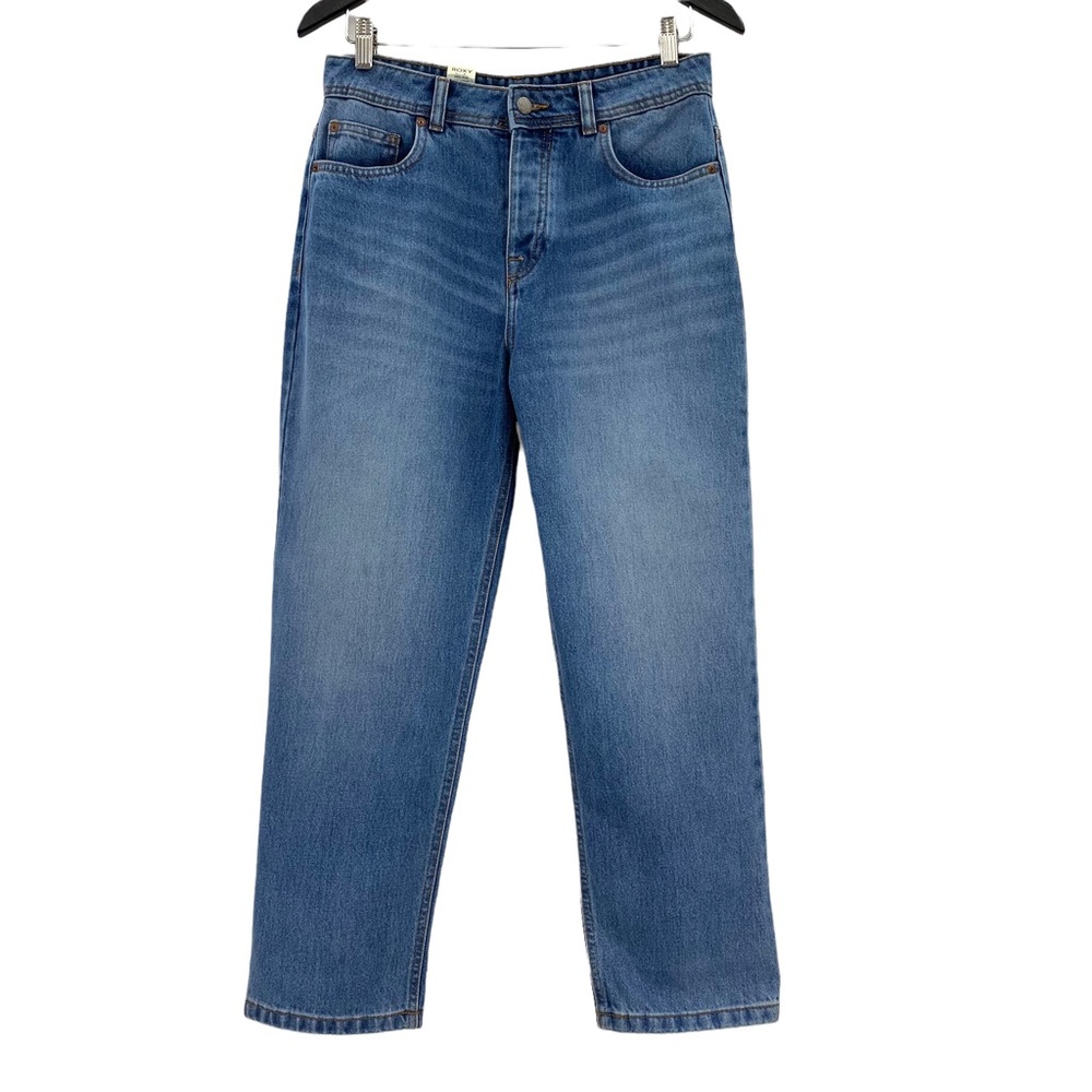 Roxy NWT In A Minute Straight Fit Mid Rise Ankle Jeans, 27